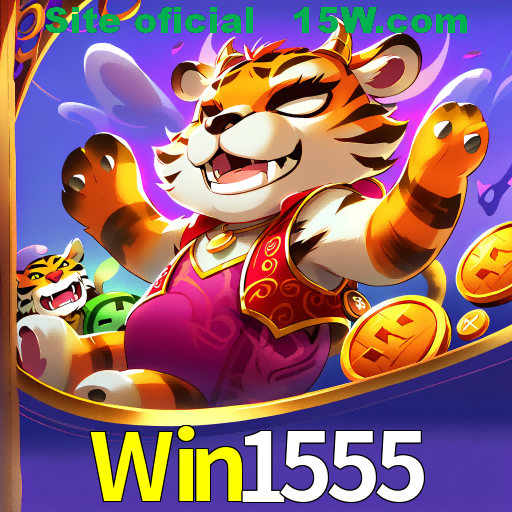 Imagem promocional da Win1555 mostrando a plataforma e suas vantagens